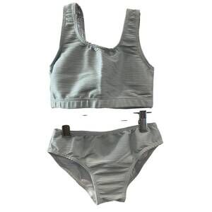 NEW PLANET SEA girl's 2 piece bikini in light blue